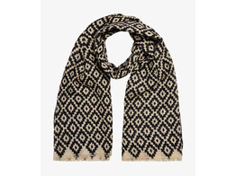 Katri Scarf - Print Black/White