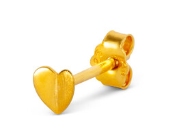 Heart Wings 1 Pcs / Gold Plated