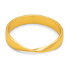 180 Ring Shiny / Gold plated 58