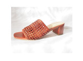 Ladies Shoes Slipper / Cognac 40