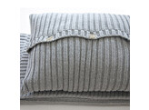 Pillowcase 50x30cm / Turin / Grey