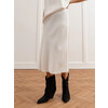 Hana Satin Skirt - Off-White S