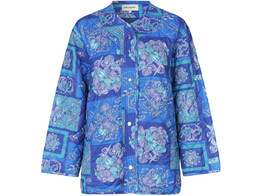 Lily Quilted Jacket LS - 20 Blue  Delivery Feb/Mar S