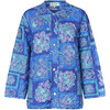 Lily Quilted Jacket LS - 20 Blue  Delivery Feb/Mar L