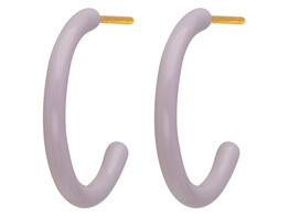 Color Hoops Medium Pair / Purple