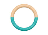 Double Color Ring / Petrol/Buttercream 52