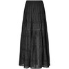 Sunset Maxi Skirt - 99 Black L