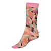 Margo Socks - Print Black/Rose Pink 36-38