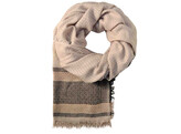 Jaquard border scarf