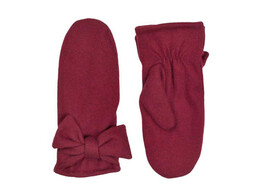 Felt Mittens with Bow S/M