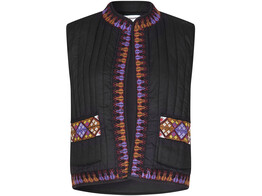 Cairo Vest - 18 Washed Black XS