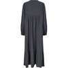 Latour Lace Maxi Dress Ls - 14 Dark Grey S