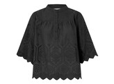 Louise Blouse SS - 18 Washed Black  Delivery Mar/Apr L
