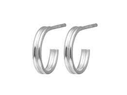 2For1 Small Hoops Pair / Silver
