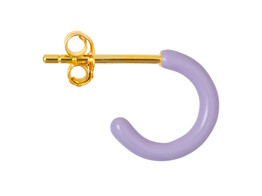 Color Hoop 1 Pcs-Enamel / Purple