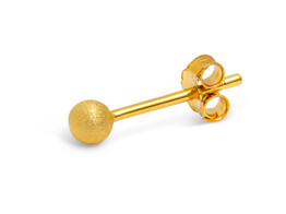 Ball Brushed 1 Pcs / Gold Plated