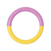 Double Color Ring / Bright Yellow - Lavender 55