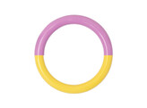Double Color Ring / Bright Yellow - Lavender 57