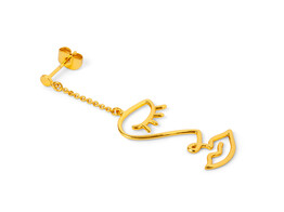Topping Long Woman 1 Pcs / Gold Plated