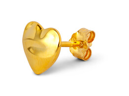 Melted Heart 1 Pcs / Gold Plated