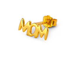 Word - Mom 1 Pcs / Gold Plated