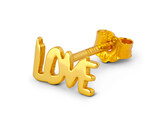 Word - Love 1 Pcs / Gold Plated