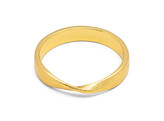 180 Ring Brushed / Gold plated 58