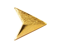 Paper Plane 1 Pcs / Gold Plated
