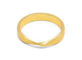 180 Ring Brushed / Gold plated 52