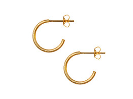 Non Hoops Small Pair / Gold Plated