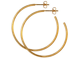 Non Hoops Large Pair / Gold Plated