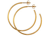 Non Hoops Large Pair / Gold Plated
