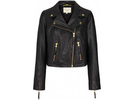 Madison Jacket / 99 Black  Gold Zipper 